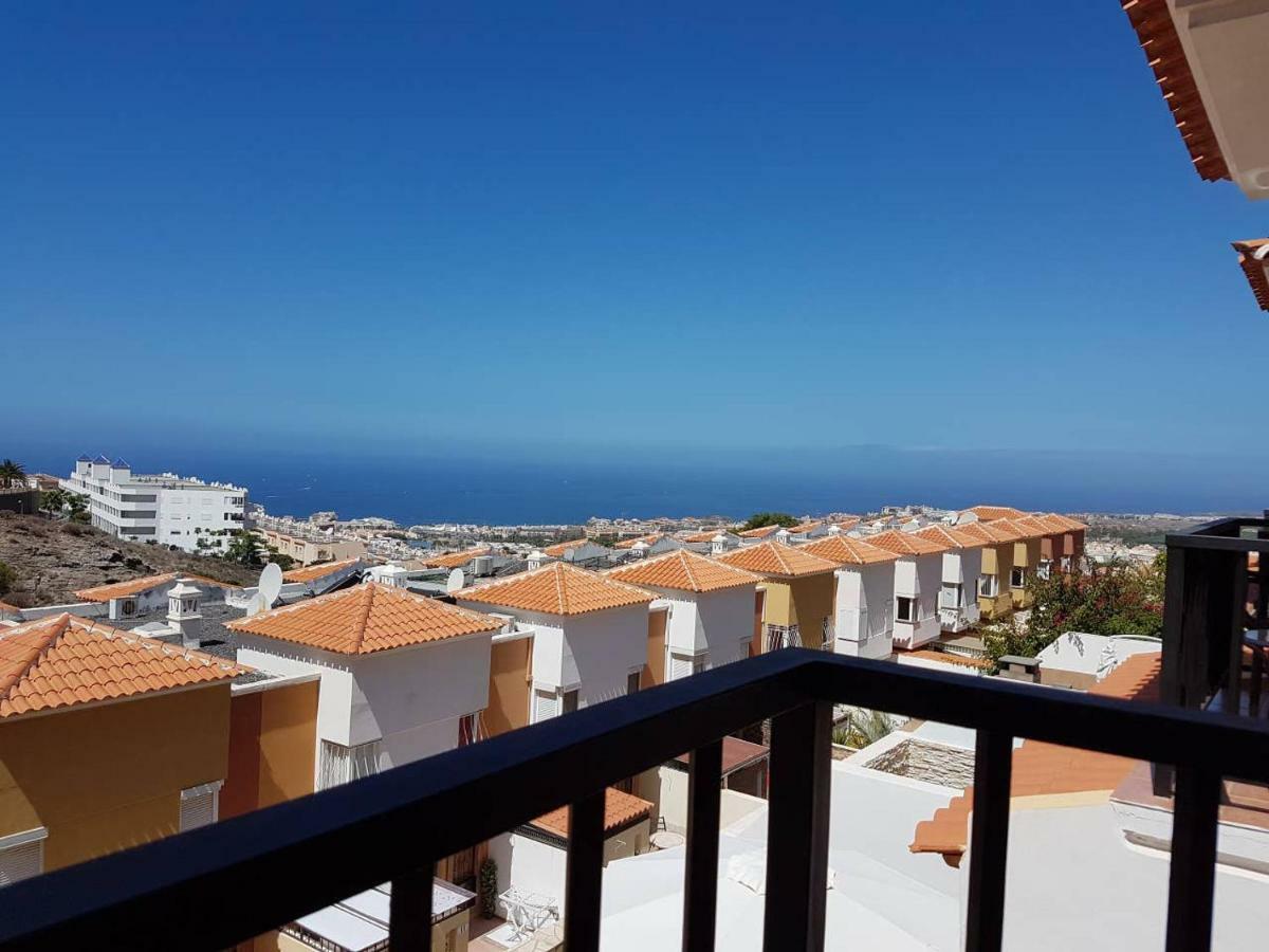 Villa Roque Del Conde With Fantastic Sea View, Terrace, Pool, Wifi, Sat-Tv, Garage Costa Adeje  Kültér fotó