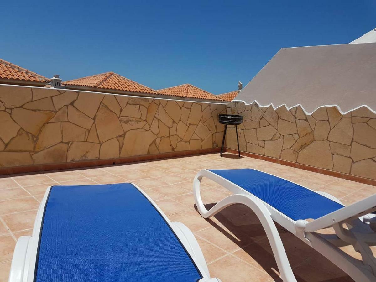 Villa Roque Del Conde With Fantastic Sea View, Terrace, Pool, Wifi, Sat-Tv, Garage Costa Adeje  Kültér fotó