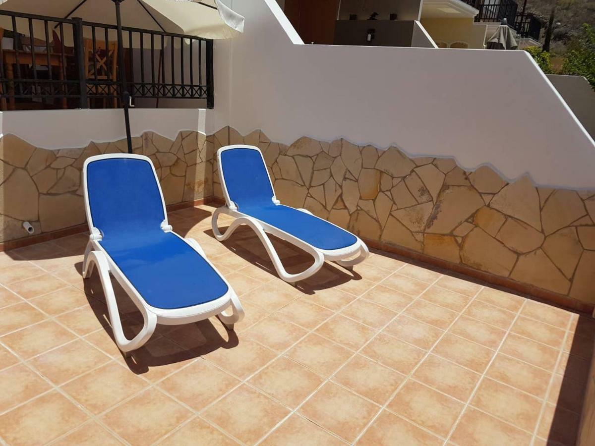 Villa Roque Del Conde With Fantastic Sea View, Terrace, Pool, Wifi, Sat-Tv, Garage Costa Adeje  Kültér fotó