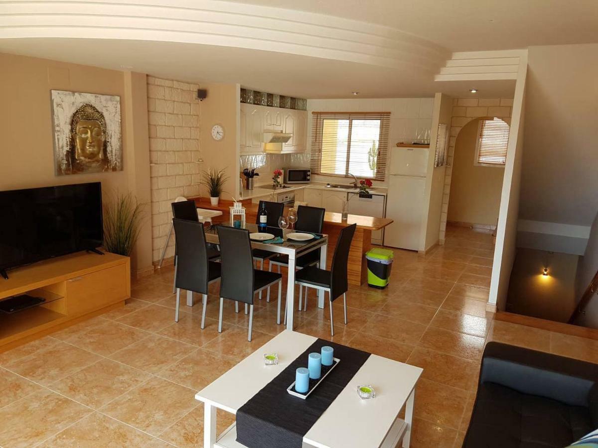 Villa Roque Del Conde With Fantastic Sea View, Terrace, Pool, Wifi, Sat-Tv, Garage Costa Adeje  Kültér fotó